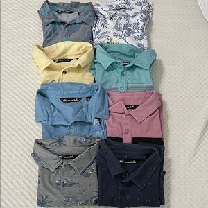 Travis Mathew Assorted Polo Shirt Set (Medium)